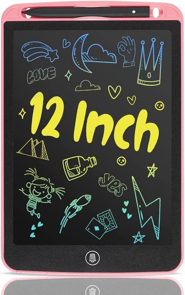 LCD Writing Tablet Multicolor (Random Body Colors)