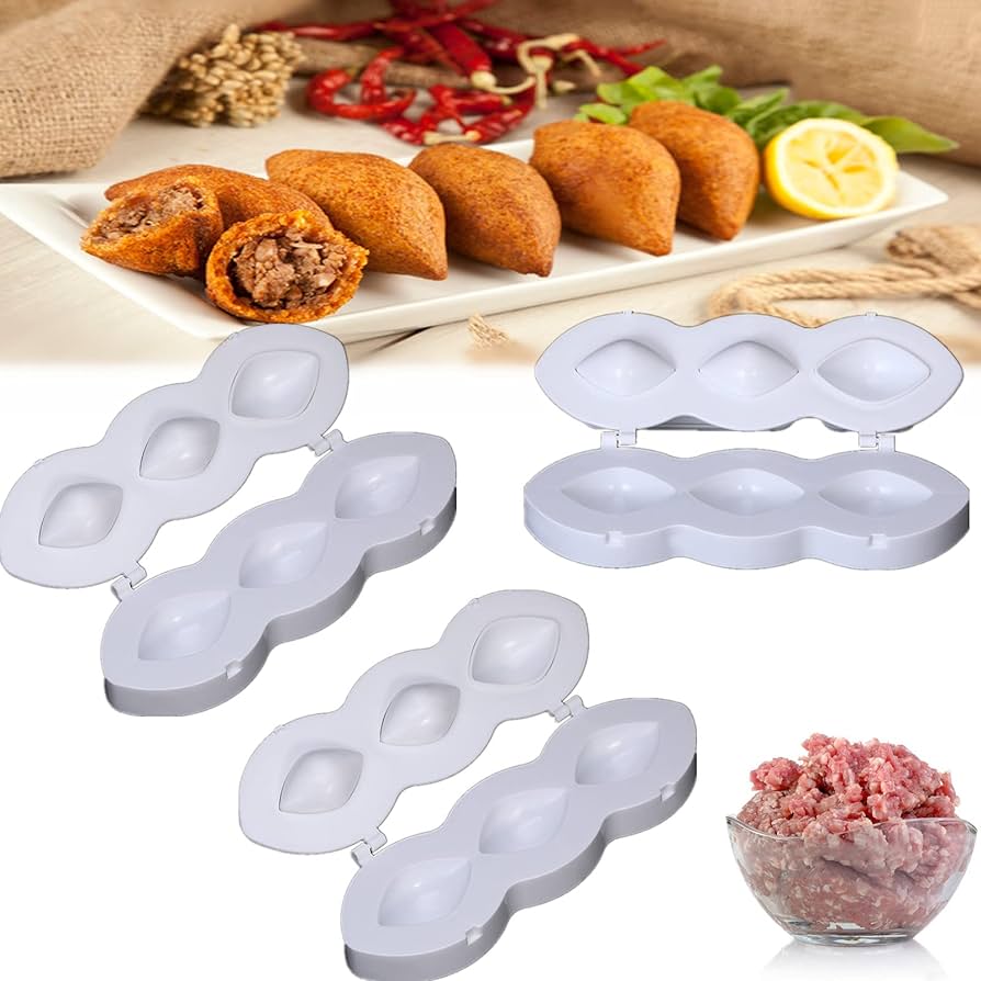 Plastic Durable Diy Plastic Meatball Mould Meatball Press Kitchen Cooking Tools for Making Fried Kibbeh Cake Mold - Deliverrpk