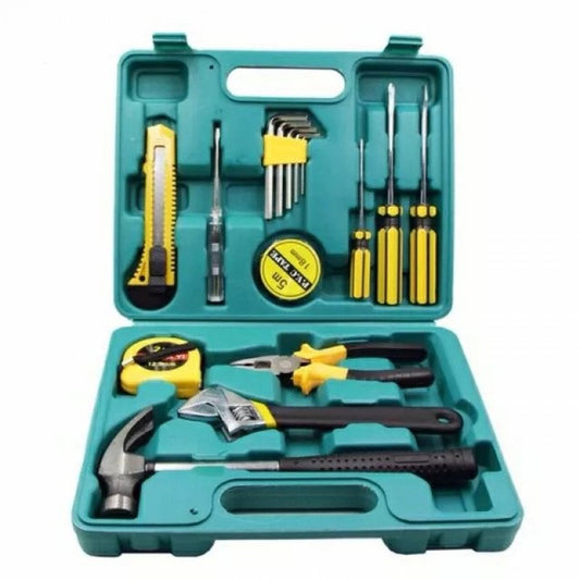 16 Pcs Hardware Tool Set Kit Tool Box