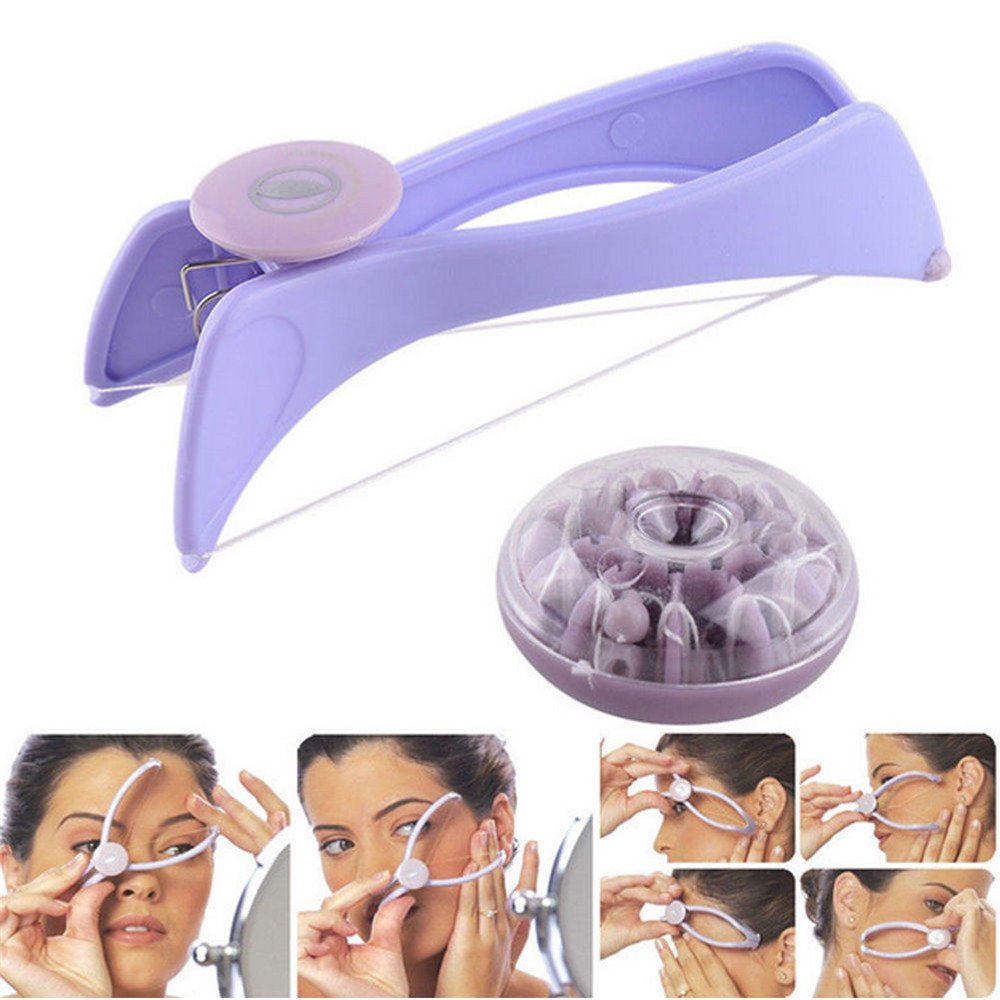 SLIQUE Hair Threading Machine for Women, Manual Facial Hair Removal Machine, Hair Removing Machine, Threading Machine for Girls and Women, Portable and Easy to Use Hair Removing Machine Deliverrpk