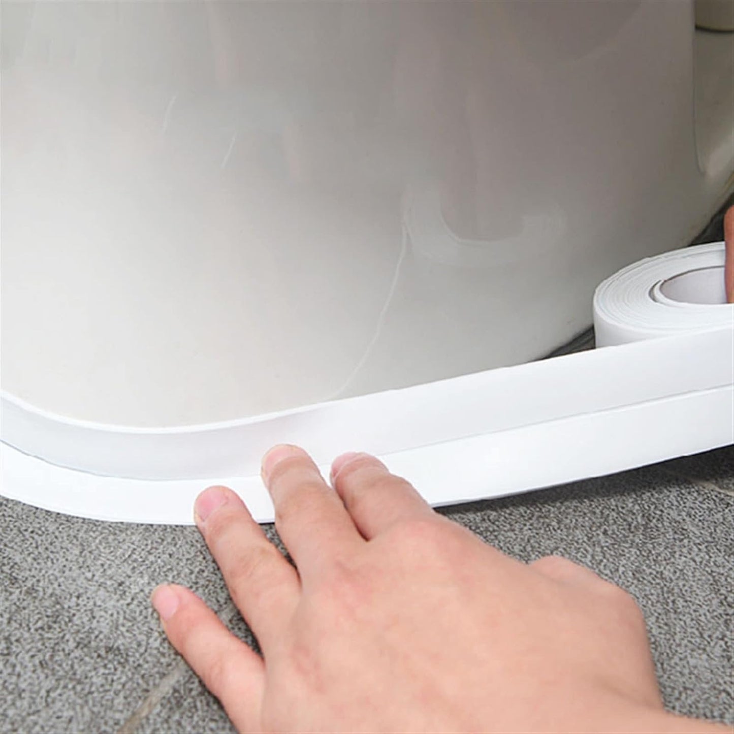3.2mx38mm Bathroom Shower Sink Bath Sealing Corner Strip Tape White PVC Self adhesive Waterproof Wall Sticker for Bathroom Kitchen - Deliverrpk