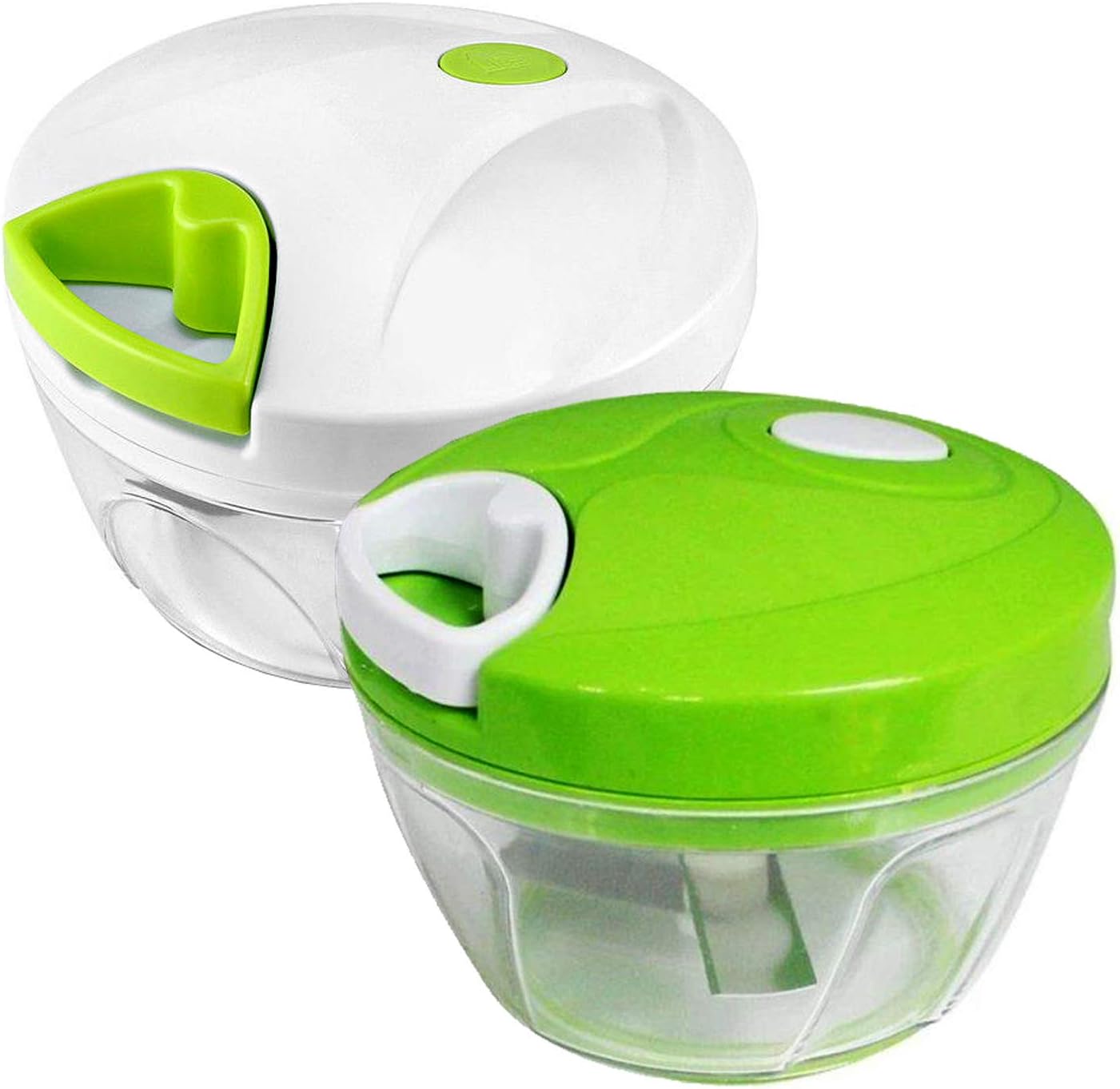 Mini Speedy Chopper Manual Hand Pull Vegetable & Meat Mini Turbo Cutter - Deliverrpk