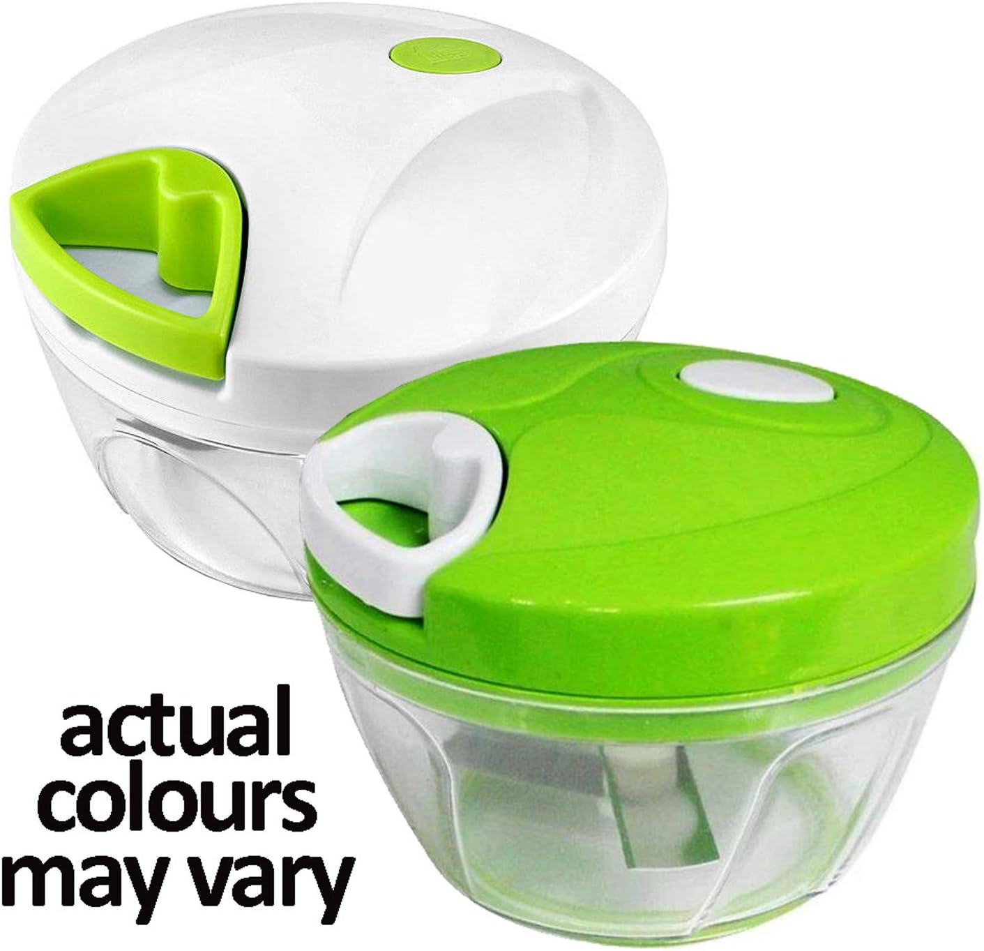 Mini Speedy Chopper Manual Hand Pull Vegetable & Meat Mini Turbo Cutter - Deliverrpk