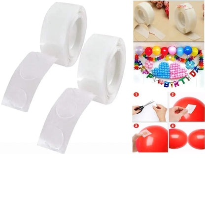 100 Dots Removable Adhesive Glue Dot Foil Balloon Wedding Birthday Decor Tape