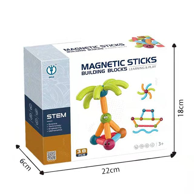 Magnetic Building Sticks - Deliverrpk