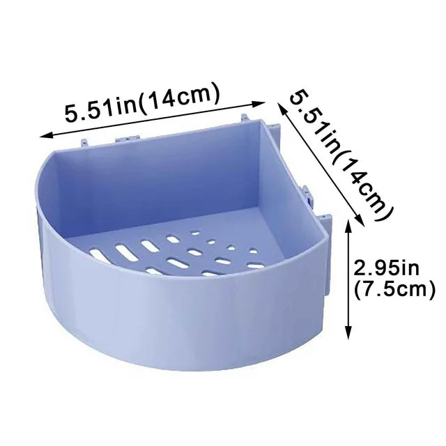 Self Adhesive Triangle Wall Mount Basket - Deliverrpk