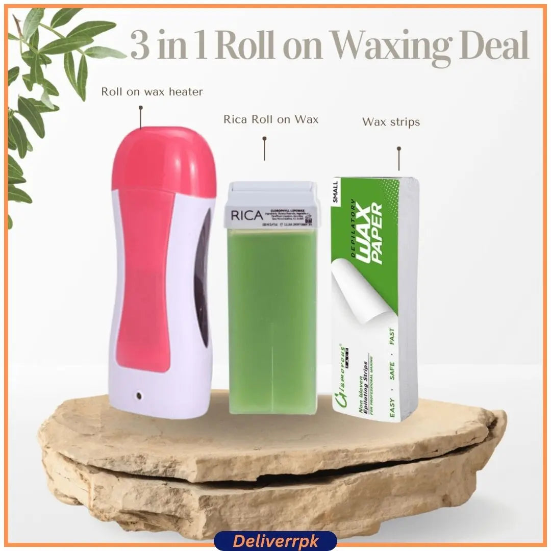3 in 1 Rica Roll On Wax Deal - Deliverrpk