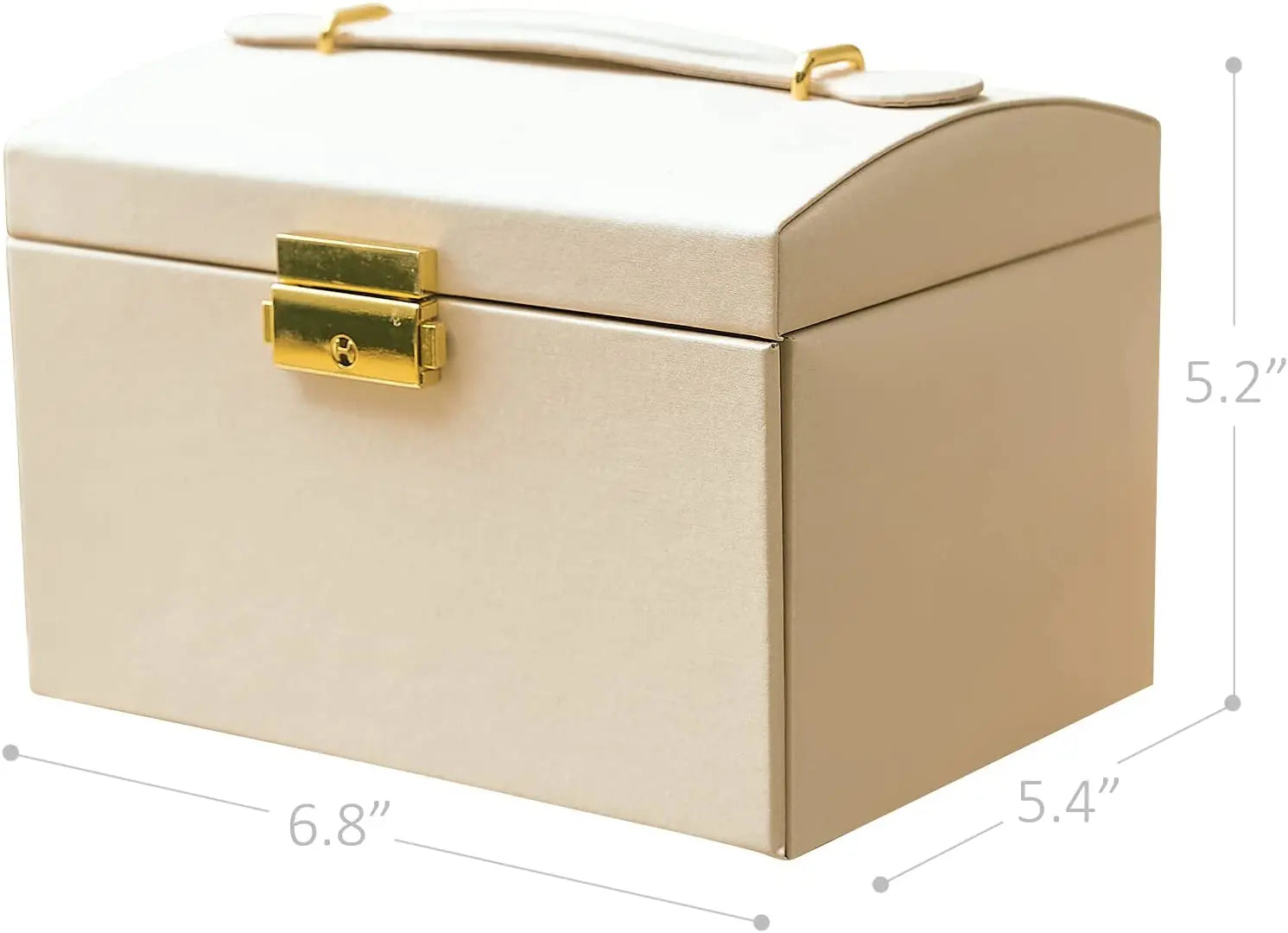 3-layer Jewelry Organizer Box with Lock deliverrPK