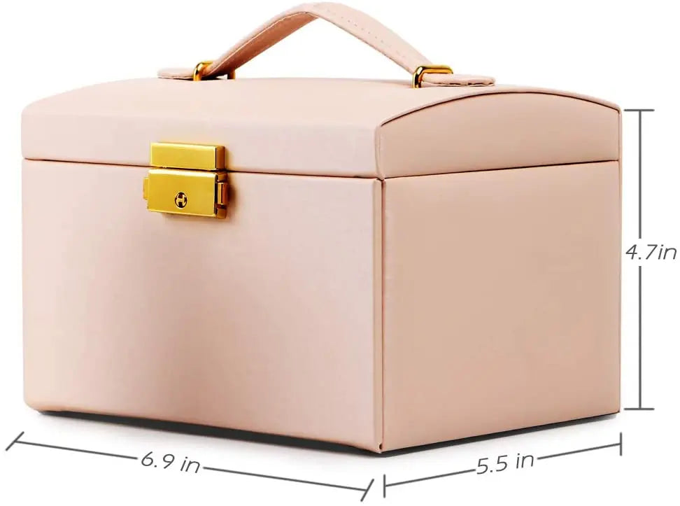 3-layer Jewelry Organizer Box with Lock deliverrPK