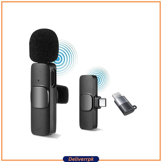 Wireless Microphone for iPhone and Type-C Android Phones
