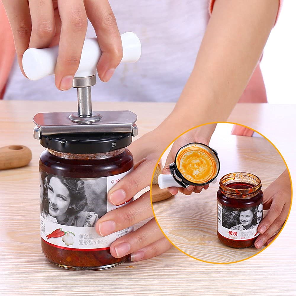 Adjustable Multi-function Bottle Cap Opener Stainless Steel Lids Off Jar Opener Labor-saving Screw Can Opener for Kitchen Gadget - Deliverrpk