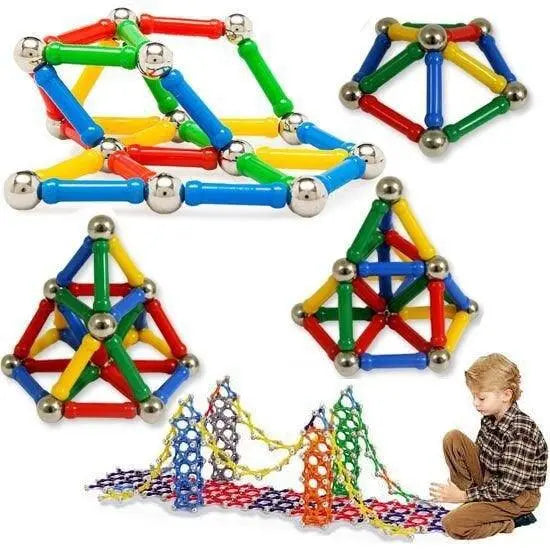 3D Magnetic Sticks Set Building Toy - Deliverrpk