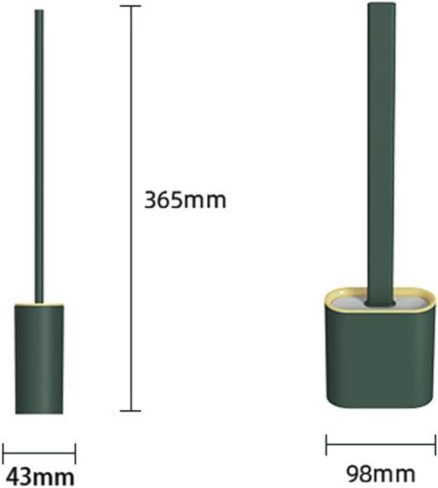 Silicone Flex Toilet Brush with Holder - Deliverrpk
