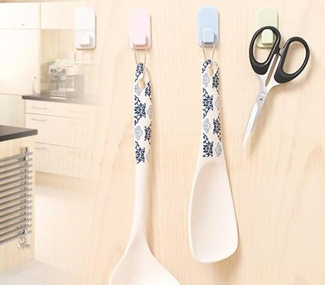 Plastic Hooks Sticky Hook Set TV Air Conditioner Remote Control - Deliverrpk