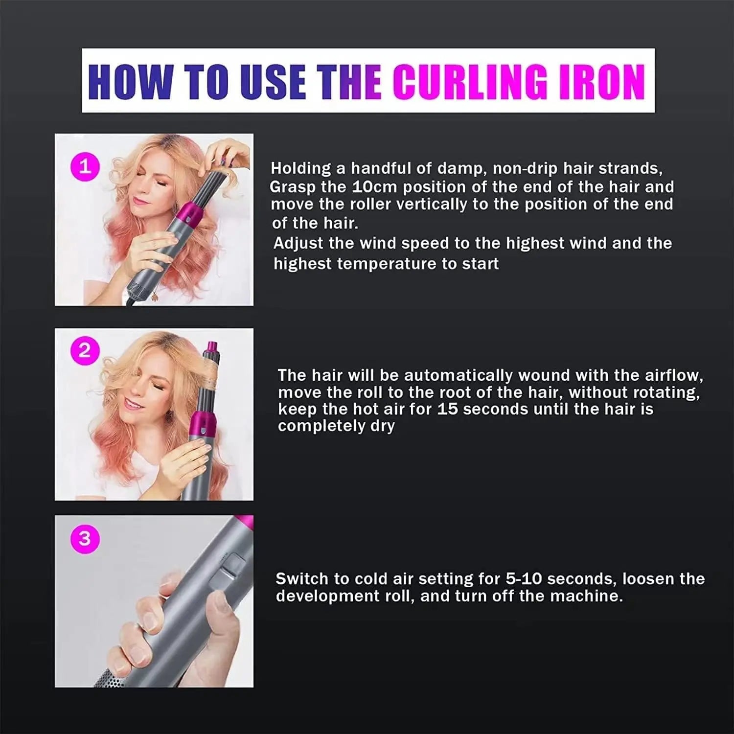 5 in 1 Multifunctional Hair Dryer - Deliverrpk
