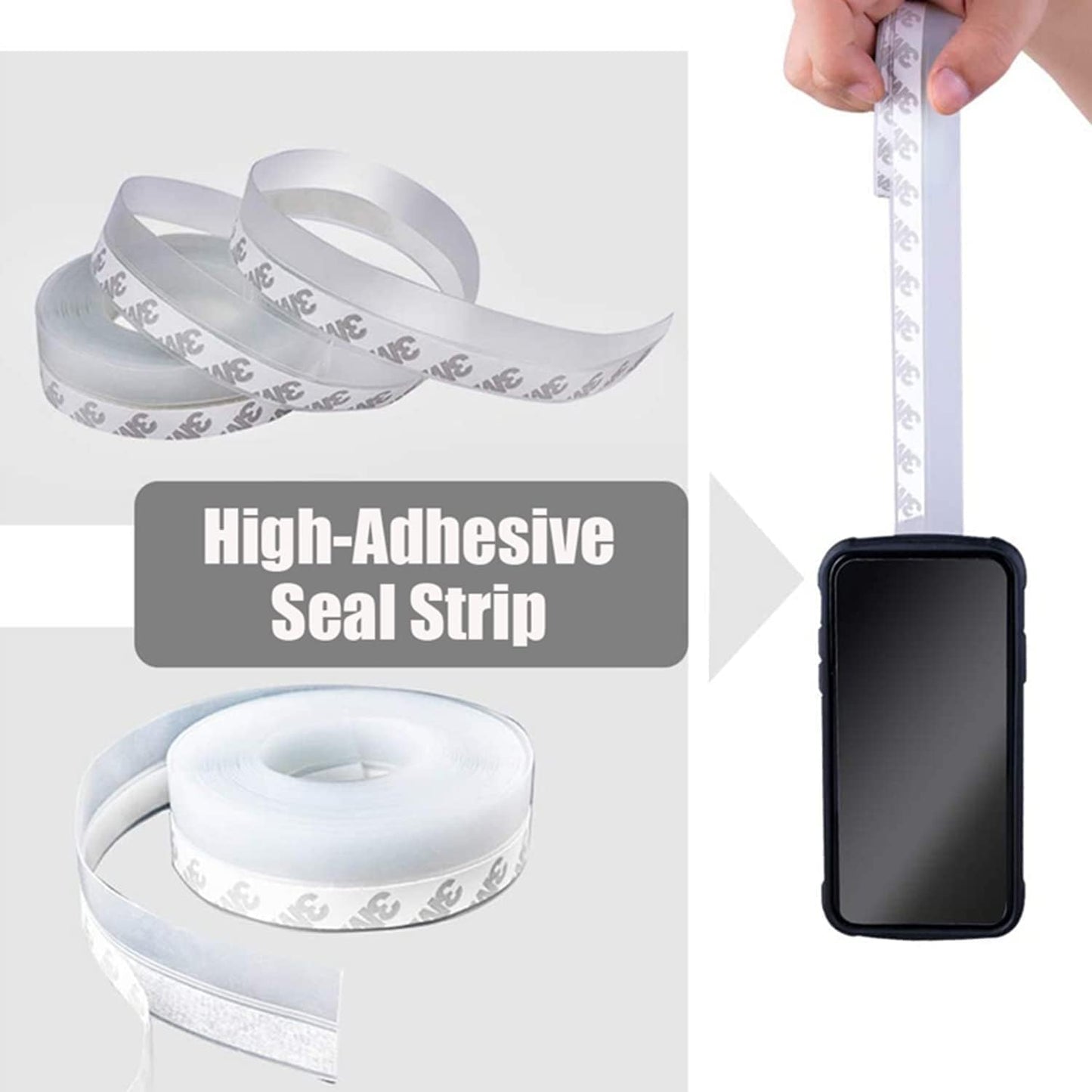 Soundproofing Door Bottom Sealing Silicone Draft Stopper - Deliverrpk