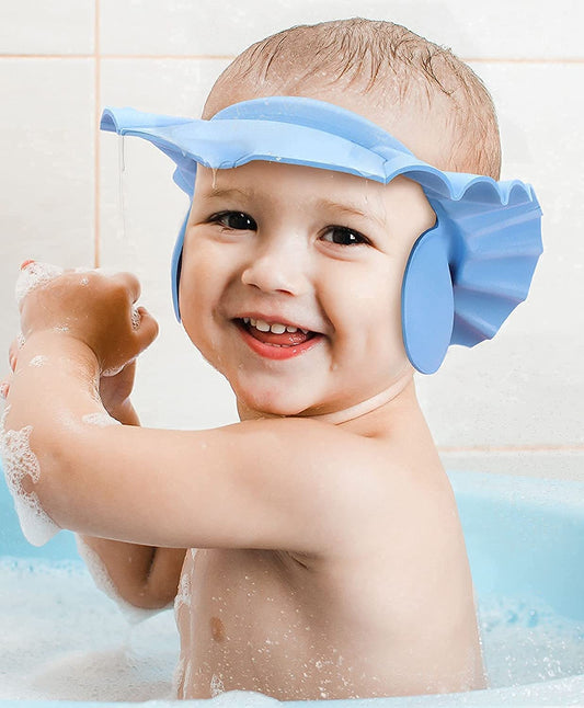 Baby Shower Cap Adjustable Hair Wash Hat for kids Infant Ear Protection Safe Children Kids Shampoo Shield Bath Head Cover