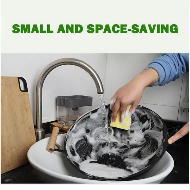 Combo Deal Liquid Soap Pump Dispenser 2-in-1, Soap Pump, Sponge Caddy, Kitchen with Multifunction Collapsible Cutting Board Dish Tub, Drain Basket Vegetable Basin,3 in 1 Sink Folding Cutting Board - Deliverrpk