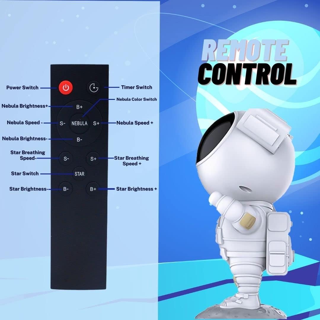 Astronaut Star Projector Galaxy Night Light - Deliverrpk
