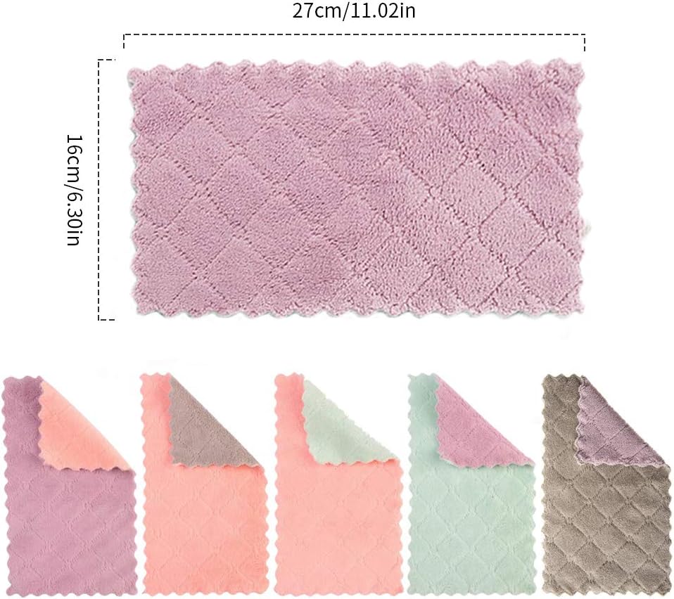 PACK OF 12 Microfiber Cloth Absorbent Washable - Deliverrpk