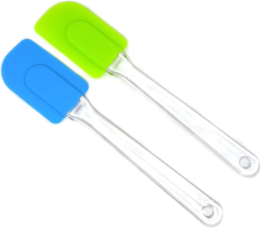 2 Silicone Spatula For Non Stick Pan (Multicolour)