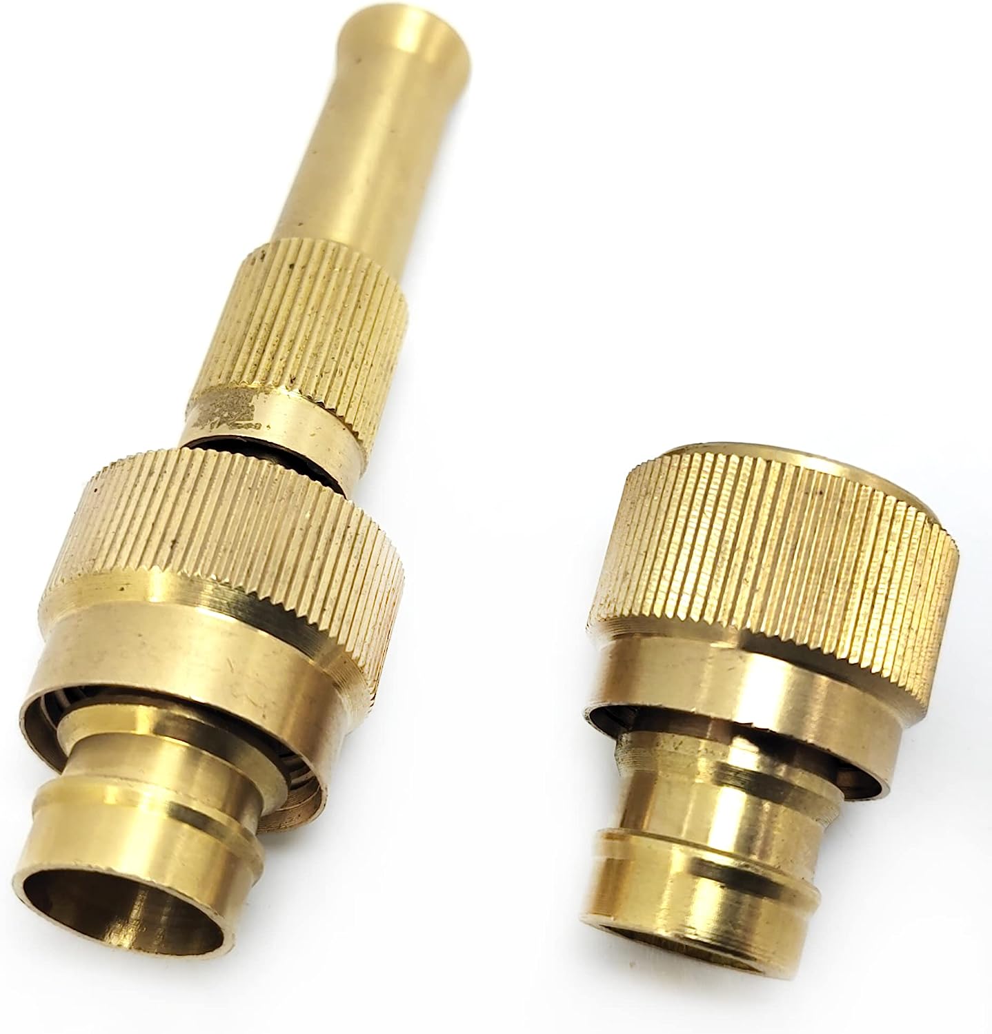 Water Nozzle Garden Spray 4 Mode High Pressure Brass Direct Nozzle Booster Adjustable Hose Nozzle Garden Brass Spray Nozzle Hose Nozzle Spray Adapter - Deliverrpk
