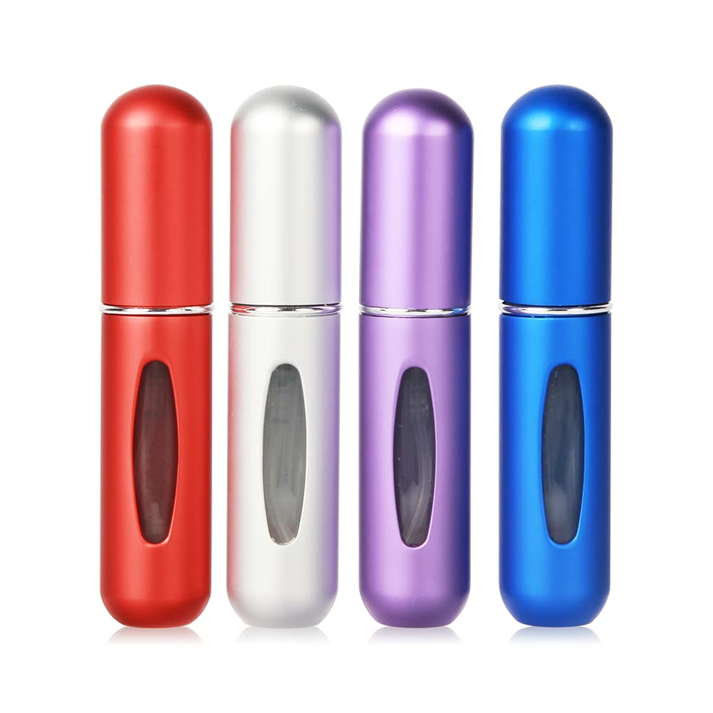 Refillable 5ml Refillable Mini Perfume Spray Bottle Aluminum Spray Atomizer Portable Travel Cosmetic Container Perfume Bottle - Deliverrpk