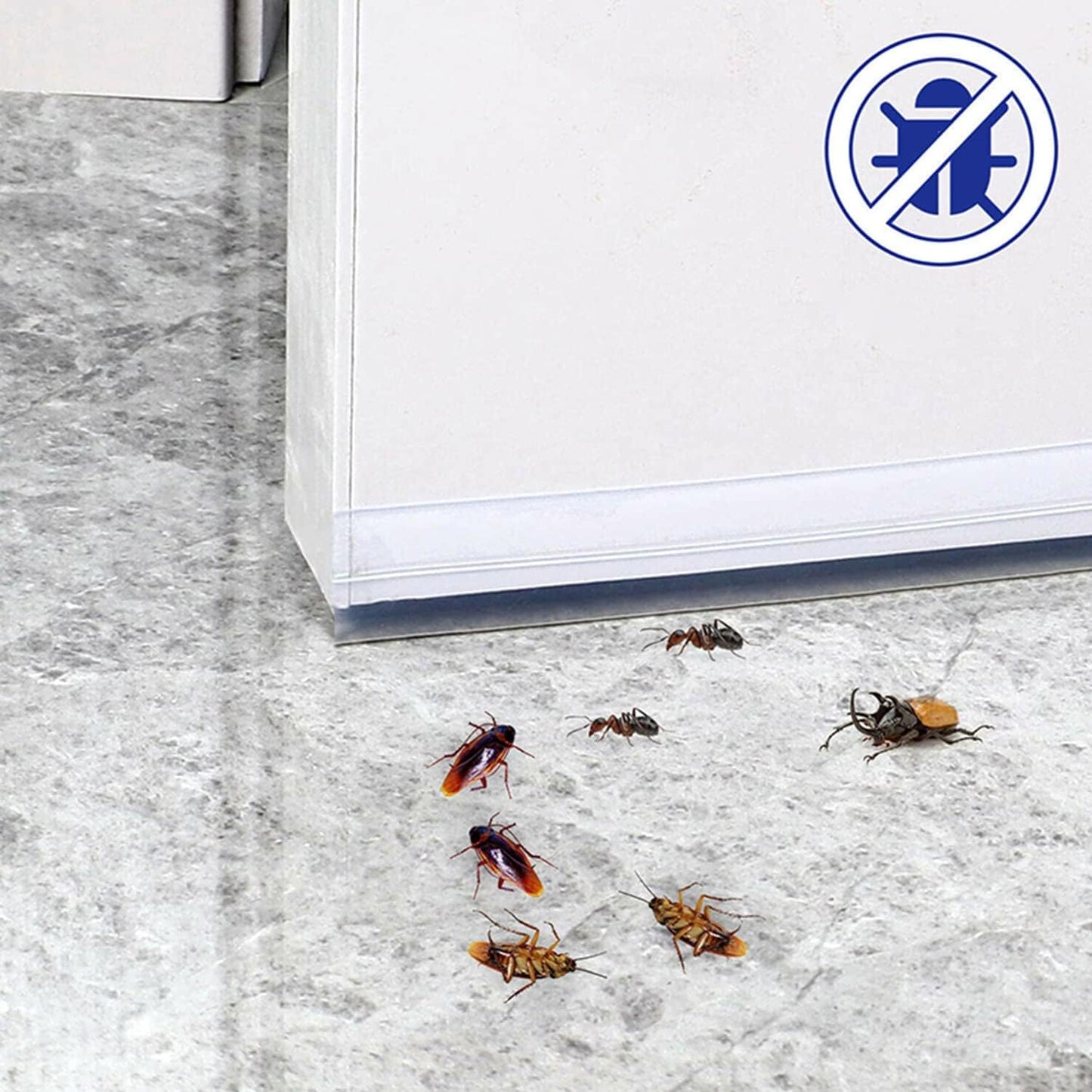 Soundproofing Door Bottom Sealing Silicone Draft Stopper - Deliverrpk