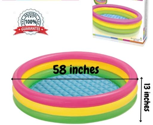 Swimming Pool For kids And Baby -  Inflatable Multicolor