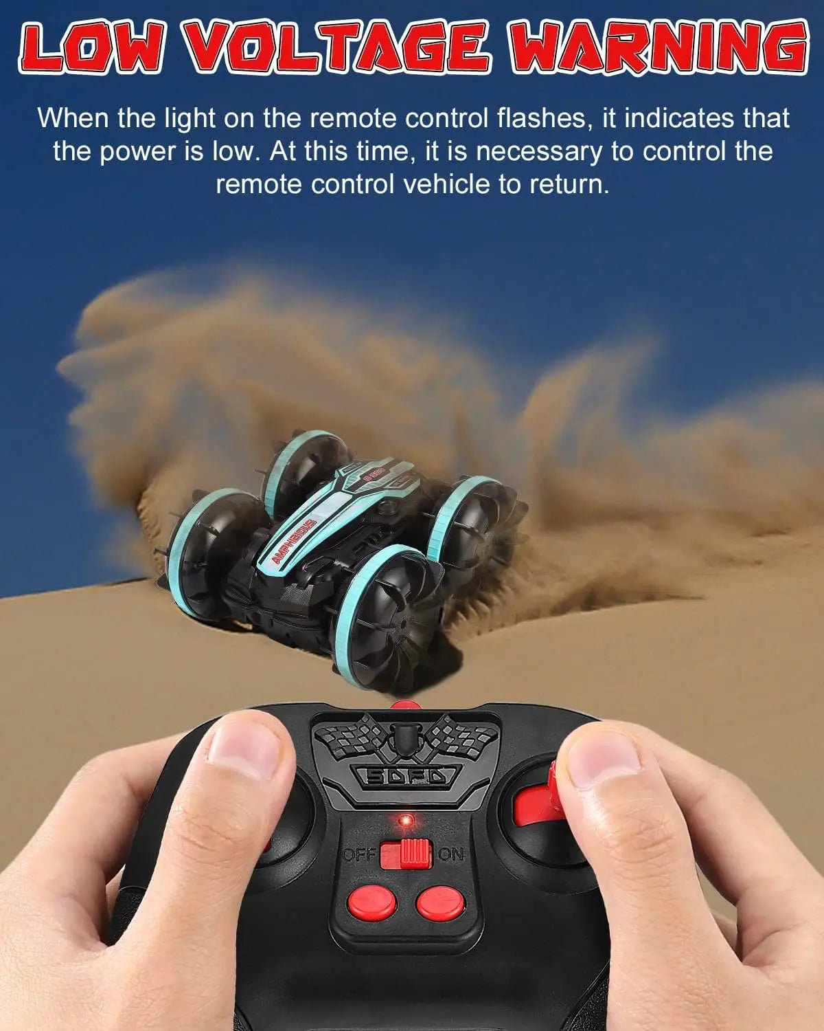 Amphibious RC Car for Kids & Adults - Toynix