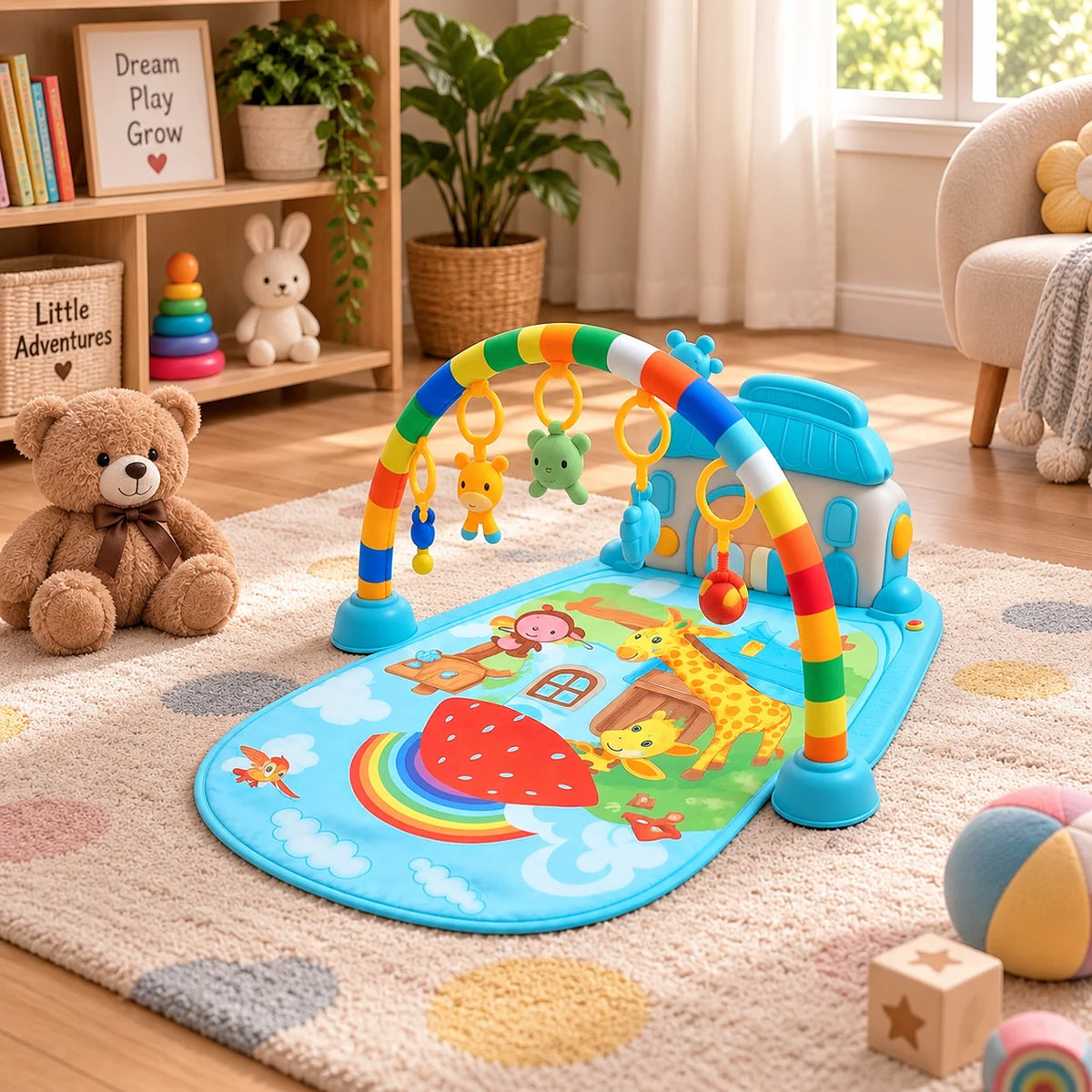Baby Piano Play Gym Mat-Deliverrpk