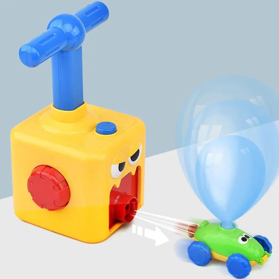 Balloon Powered Pumping Car Toy Set for Toddlers - Toynix