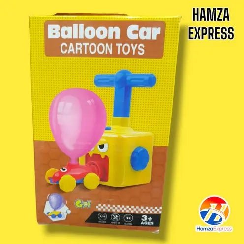 Balloon Powered Pumping Car Toy Set for Toddlers - Toynix