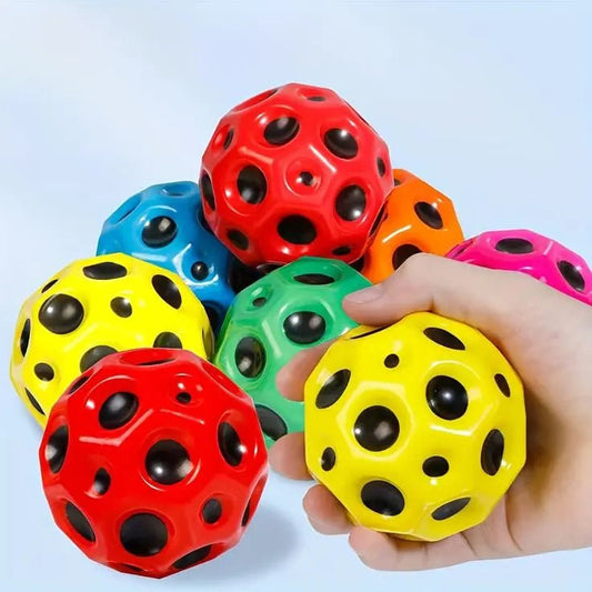 Bouncy Ball Anti - fall Moon Shape (Random Color) - Toynix
