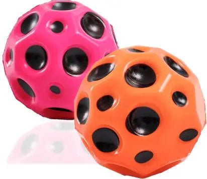 Bouncy Ball Anti - fall Moon Shape (Random Color) - Toynix