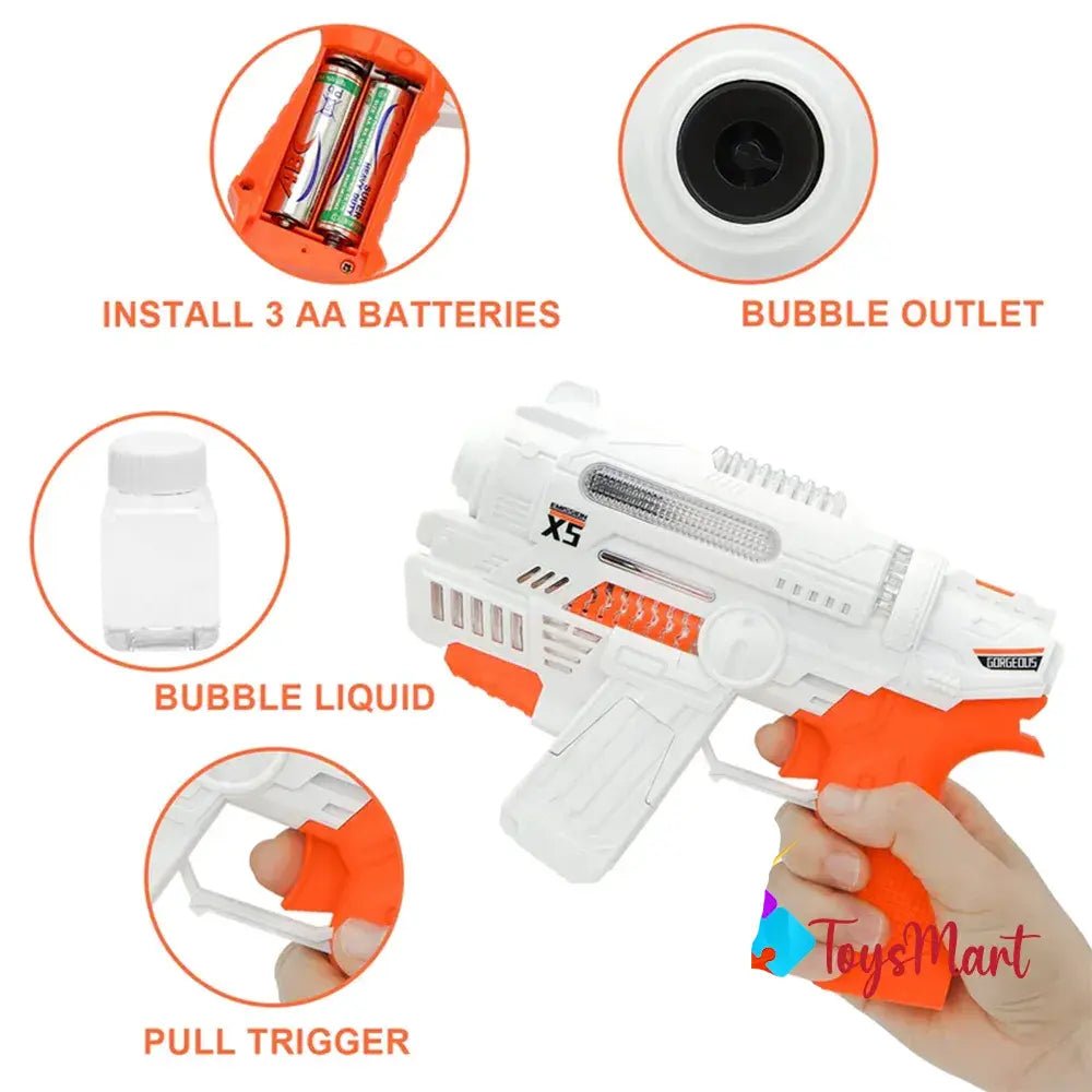Bubble Machine with Lights And Music - Toynix