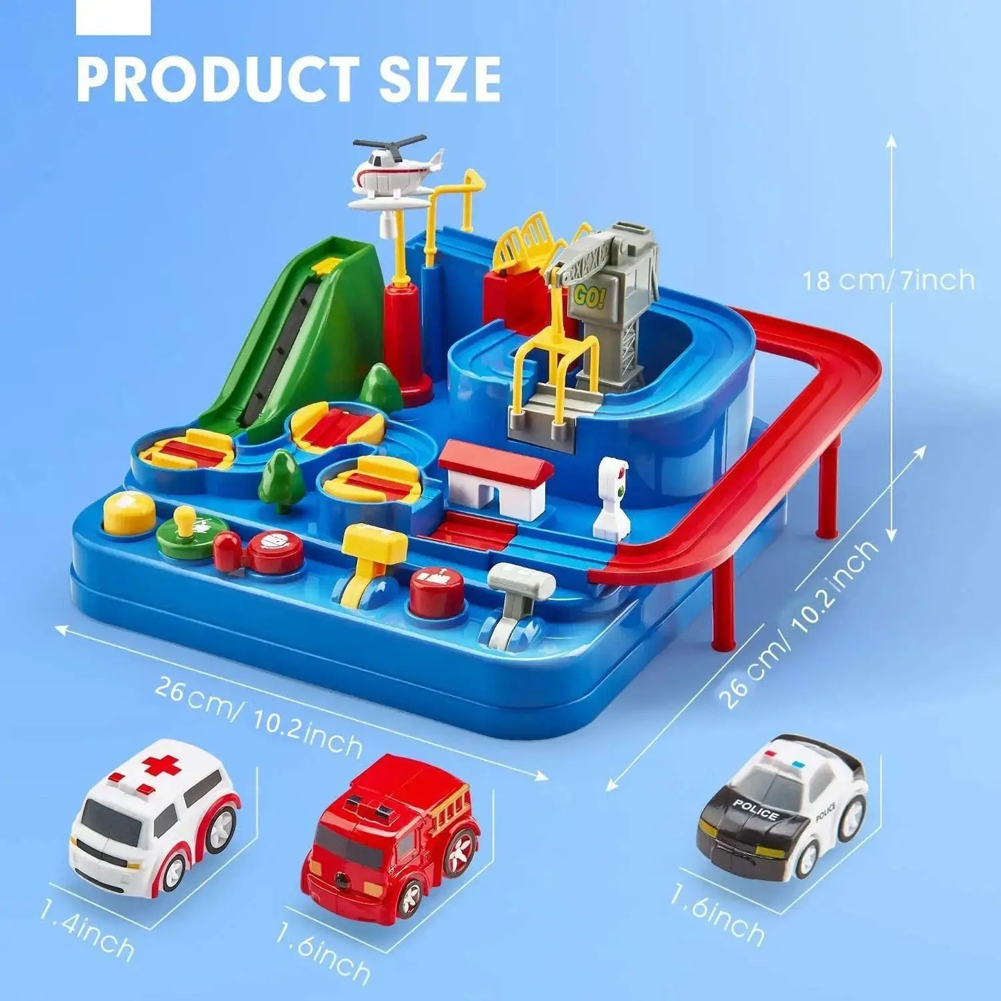 Car Adventure Toys,City Rescue Toy Vehicle - Toynix