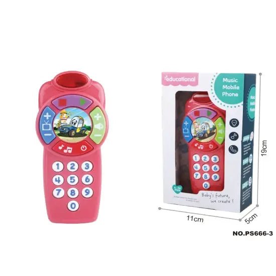 Children Smart Remote and Cell Phone with Music - Toynix