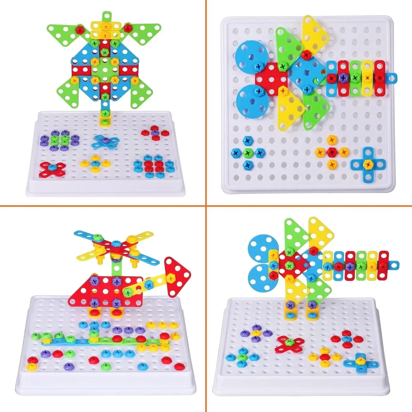 Creative Drilling Toy With Screwdriver Tool Playset (144 pcs) - Toynix