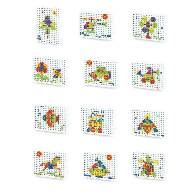 Creative Drilling Toy With Screwdriver Tool Playset (144 pcs) - Toynix