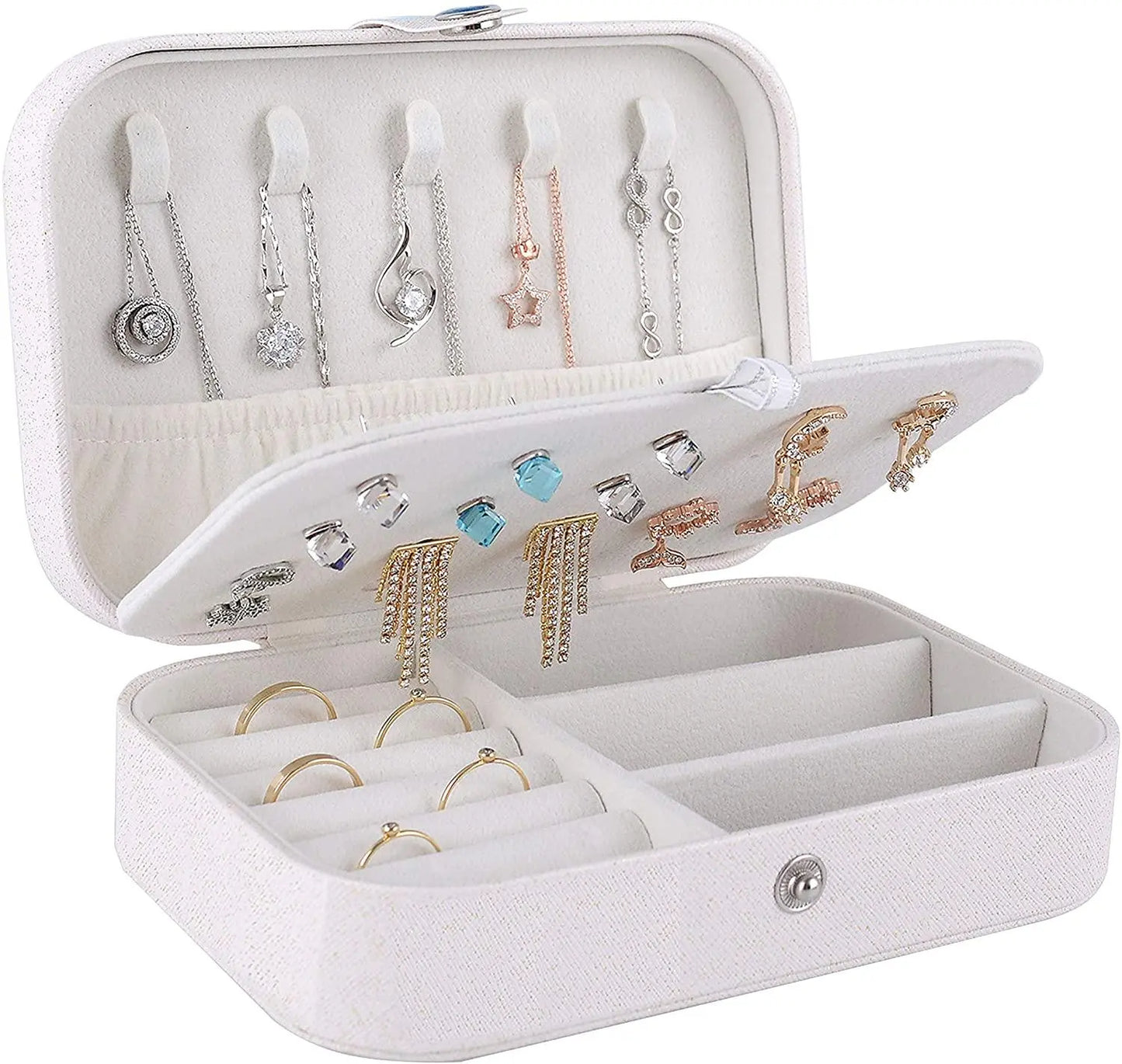 Doubled Layer Travel Jewelry Organizer - Deliverrpk