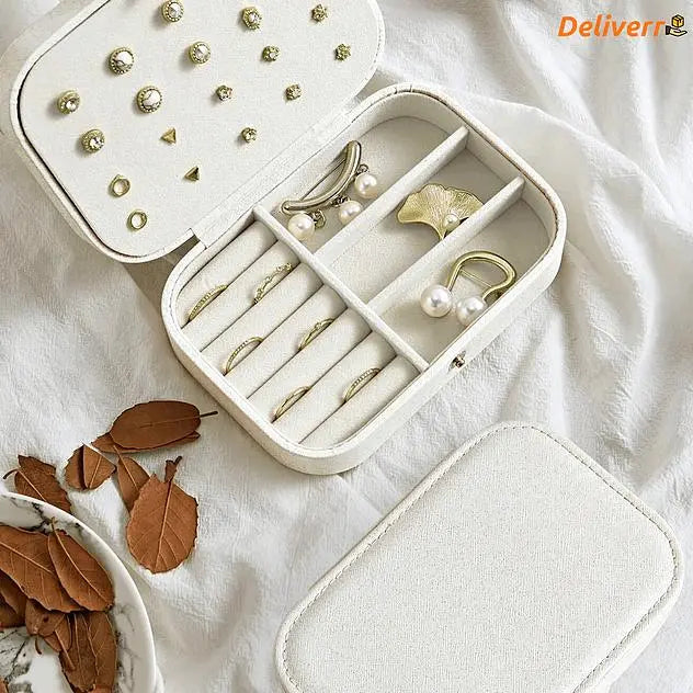Doubled Layer Travel Jewelry Organizer - Deliverrpk