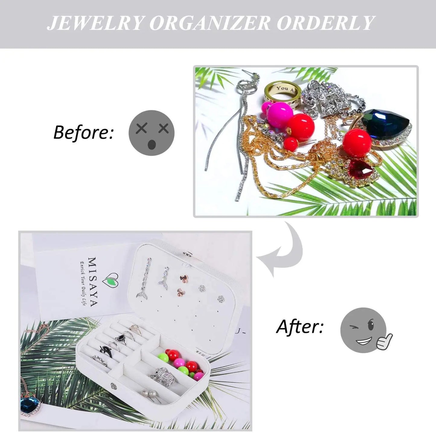 Doubled Layer Travel Jewelry Organizer - Deliverrpk