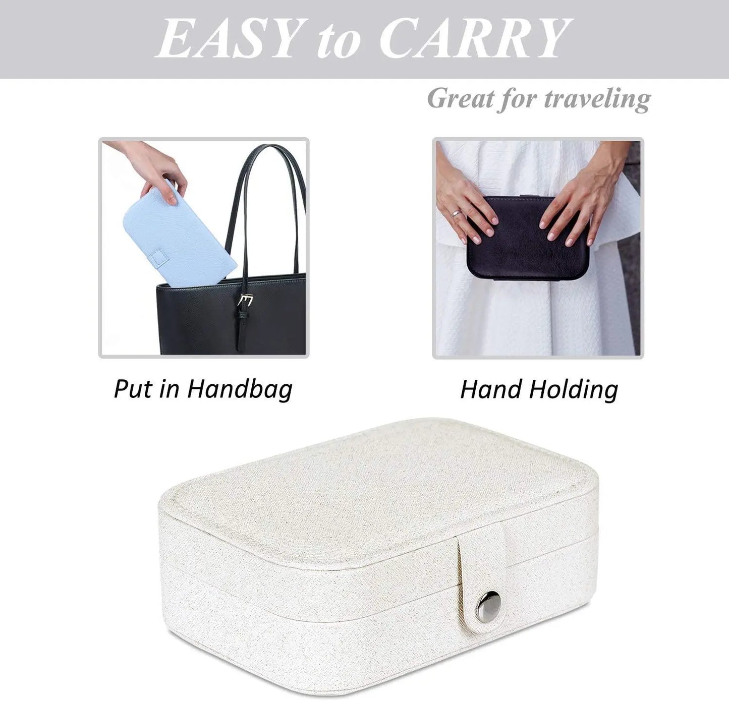 Doubled Layer Travel Jewelry Organizer - Deliverrpk