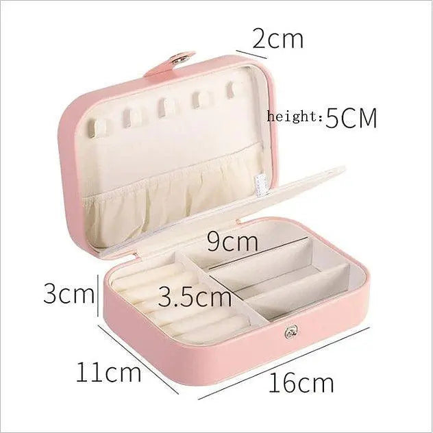 Doubled Layer Travel Jewelry Organizer - Deliverrpk
