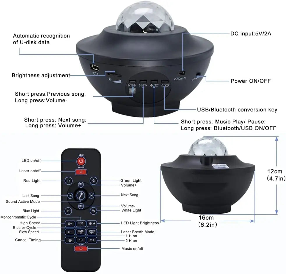 Galaxy Projector Lamp Deliverr.pk