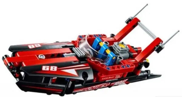 JISI Bricks -Mec Factor Speedboat - Deliverrpk