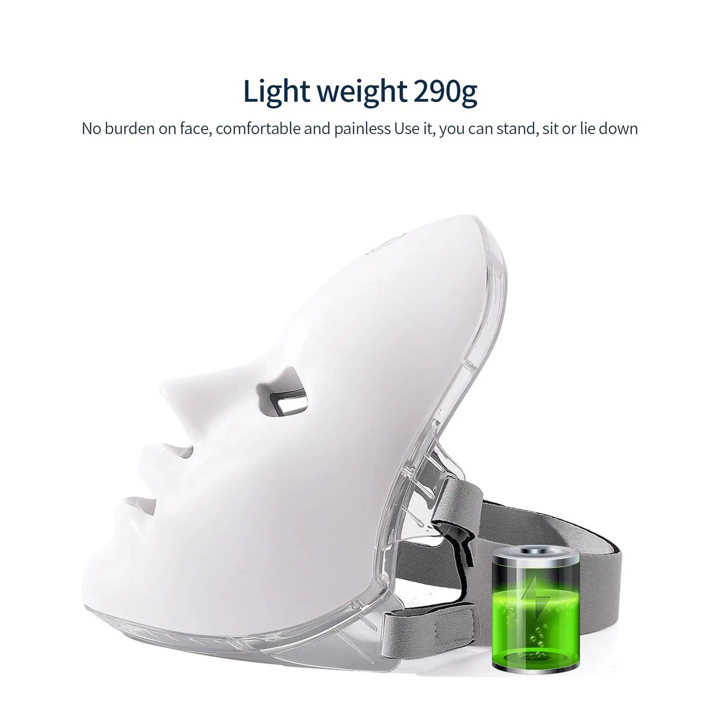 LED Facial Mask Light Therapy - Deliverrpk