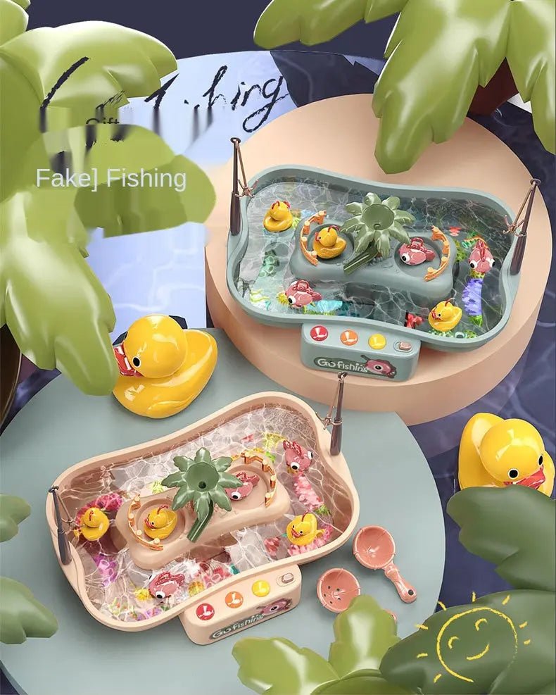 Large Fish Catching Game for Kids with Lights & Melody - Toynix