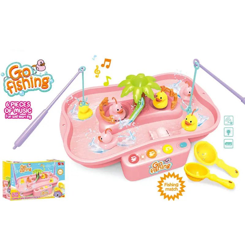 Large Fish Catching Game for Kids with Lights & Melody - Toynix
